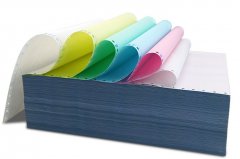 五层电脑打印纸 三等分 撕边