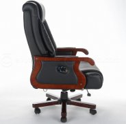 半牛皮大班椅 (黑) SH-1560A